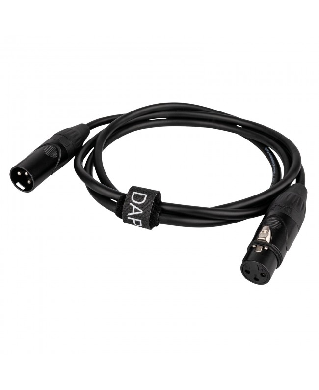 DAP FLX01- bal. XLR/M 3P to XLR/F 3P X-type 1.5 m