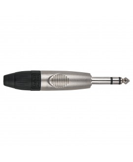 DAP 6.3 mm Jack X-type Stereo Alloggiamento in nichel - cappuccio finale nero