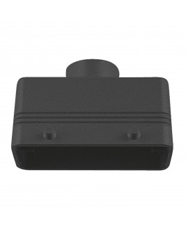 ILME 16/72-Pin Cablehood Top Entry PG21 Black Hochlaststeckverbinder 16A