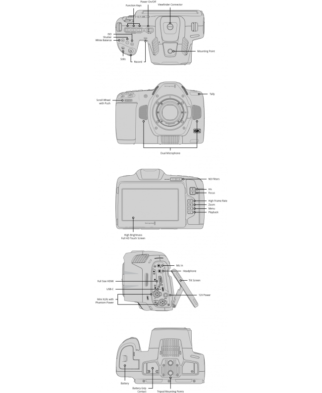 Blackmagic Design Pocket Cinema Camera 6K Pro Digitalfilmkameras