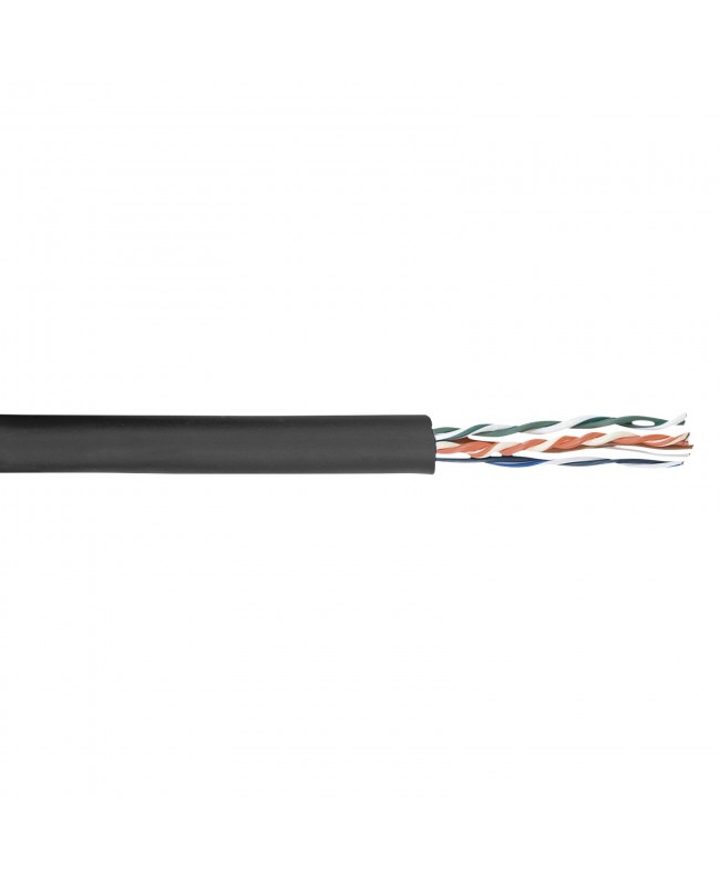 DAP Flexible CAT5E Cable Reel Black CAT Cables