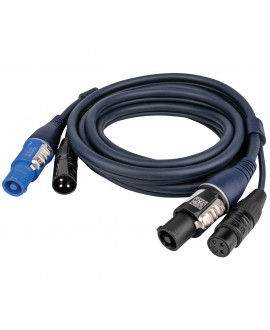 DAP Cavo Hybrid FP17 - powerCON and 3-pin XLR Cavi ibridi alimentazione & segnale audio