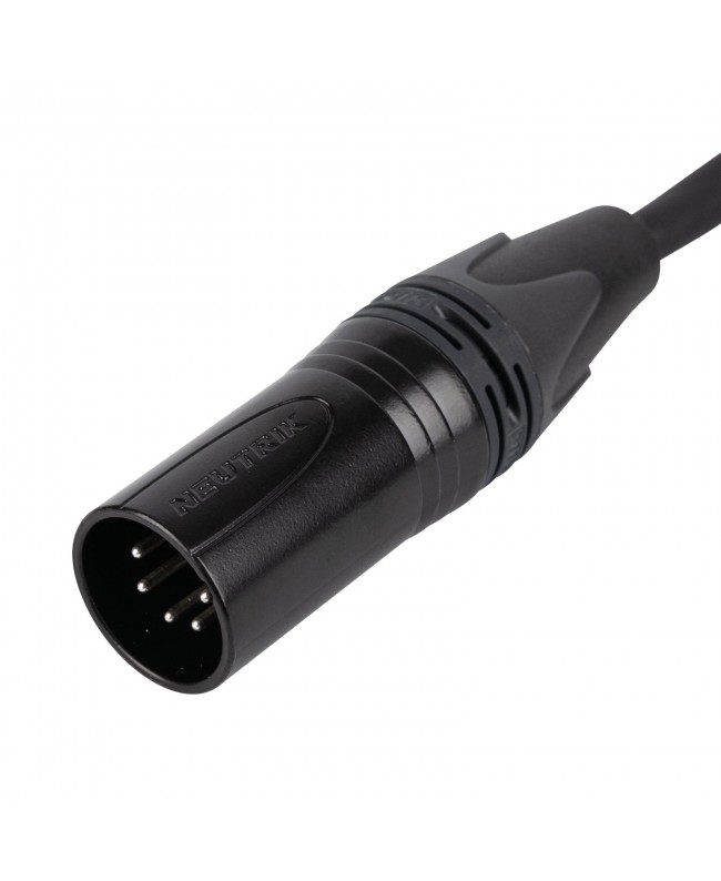 DAP FLN08 - DMX e AES/EBU da XLR/M 5P a XLR/F 5P Neutrik Serie NC5-BAG Cavi DMX