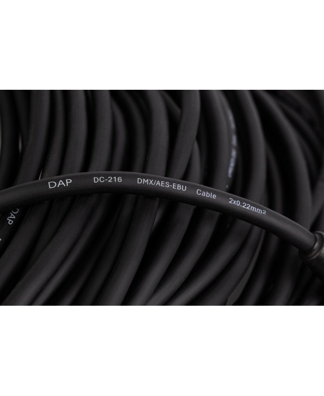DAP FLN08 - DMX and AES/EBU XLR/M 5P to XLR/F 5P Neutrik NC5-BAG Series 20 m