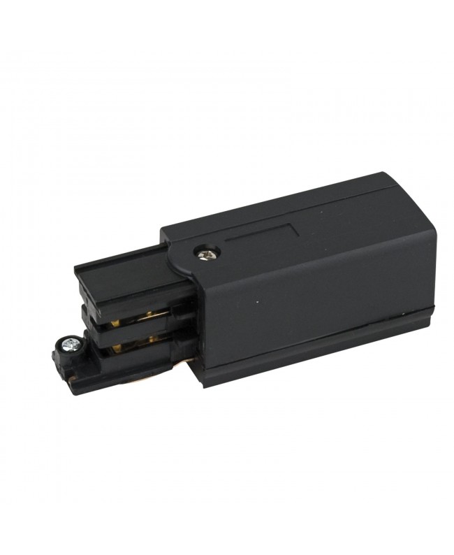 ARTECTA 3-Phase Left Feed-In Connector Black Schienenleuchten