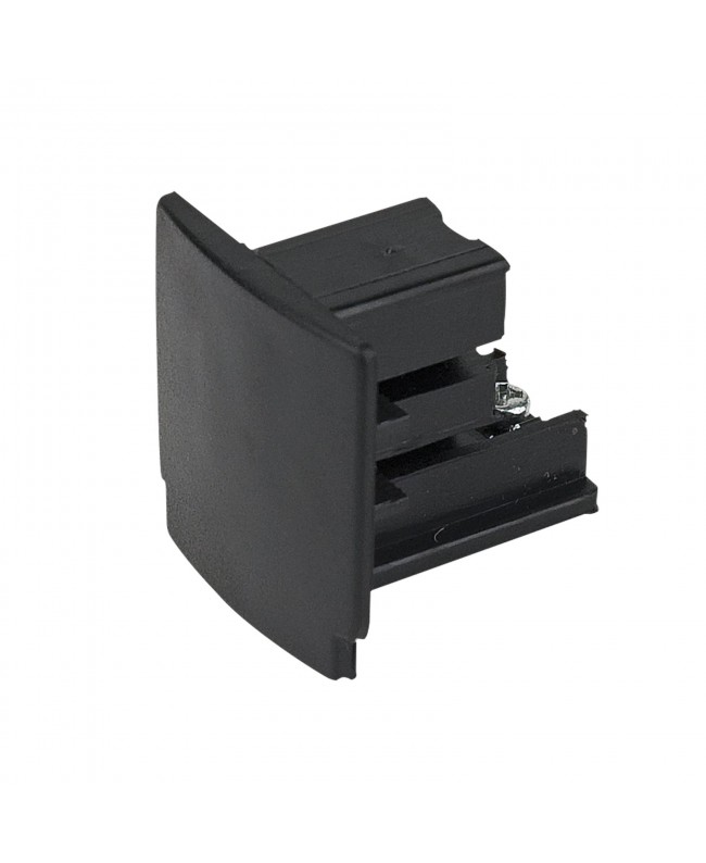 ARTECTA 3-Phase End Cap Black Track Lighting