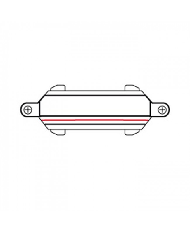 ARTECTA 3-Phase Straight Connector Black Schienenleuchten