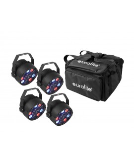 Eurolite Set 4x LED PARty Spot + Soft Bag LED PAR