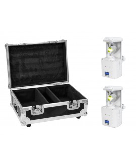 Eurolite Set 2x LED TSL-350 Scan COB white + Case Scanner