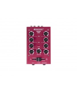 Omnitronic GNOME-202 Mini Mixer red