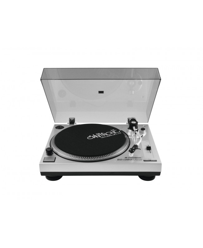 Omnitronic BD-1380 USB-Plattenspieler sil Plattenspieler