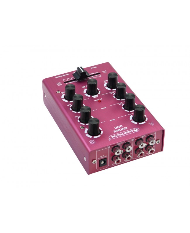 Omnitronic GNOME-202 Mini Mixer red