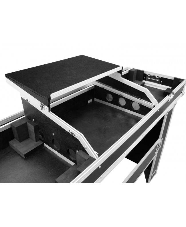 Roadinger Console Road Table 2xTT with Laptop Tray Custodie per console