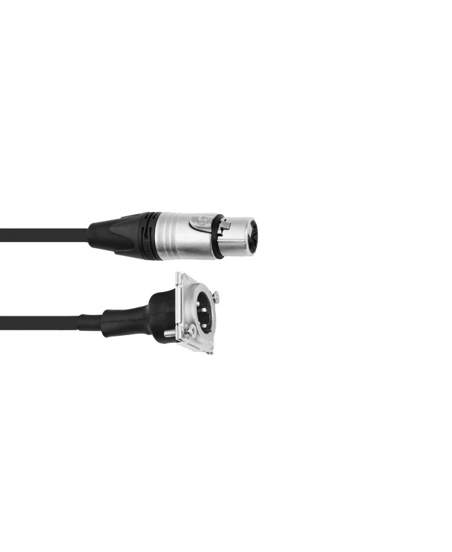 PSSO Patch Kabel XLR(F)/XLR(M) EB 1m sw