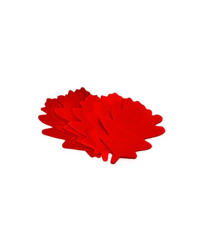 Tcm Fx Slowfall Konfetti Eichenblätter 120x120mm, rot, 1kg Konfetti