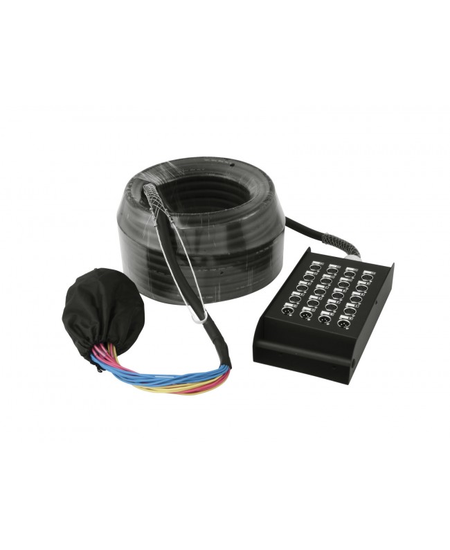 Omnitronic Multicore Stagebox 16/4 30m Stagebox con cavo