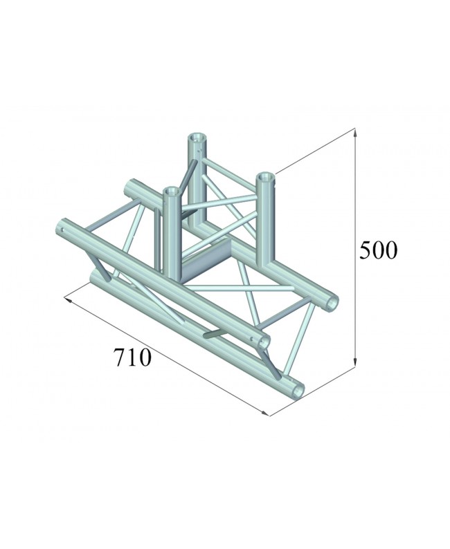 Alutruss TRILOCK 6082AT-38 3-Weg-T-Stück Pro-30 Dreieck