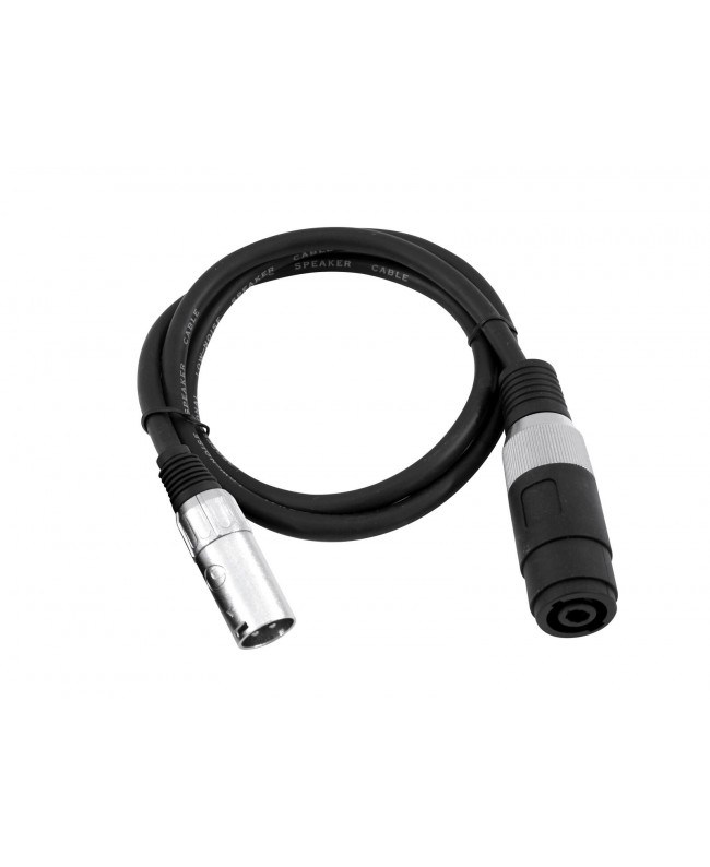 Omnitronic Adapter Cable Speaker(F)/XLR(M) 1m bk