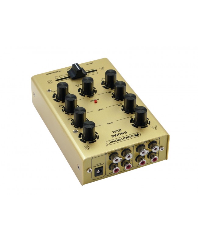 Omnitronic GNOME-202 Mini Mixer gold