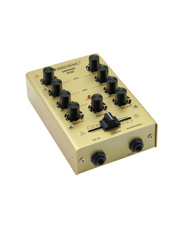 Omnitronic GNOME-202 Mini Mixer gold