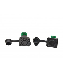 Eurolite IP XLR Plug/Socket 5-pin Connettori a panello XLR 5-pin