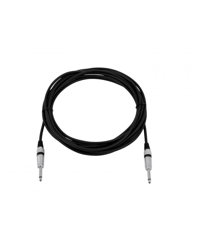 Omnitronic Jack Cable 6.3 mono 6m bk ROAD