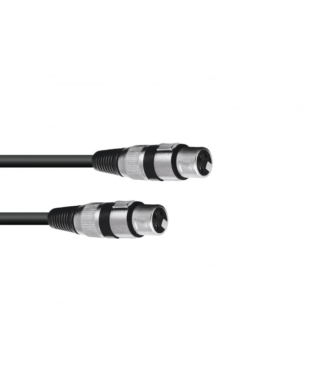 Omnitronic Adapter Cable XLR(F)/XLR(F) 0.2m bk