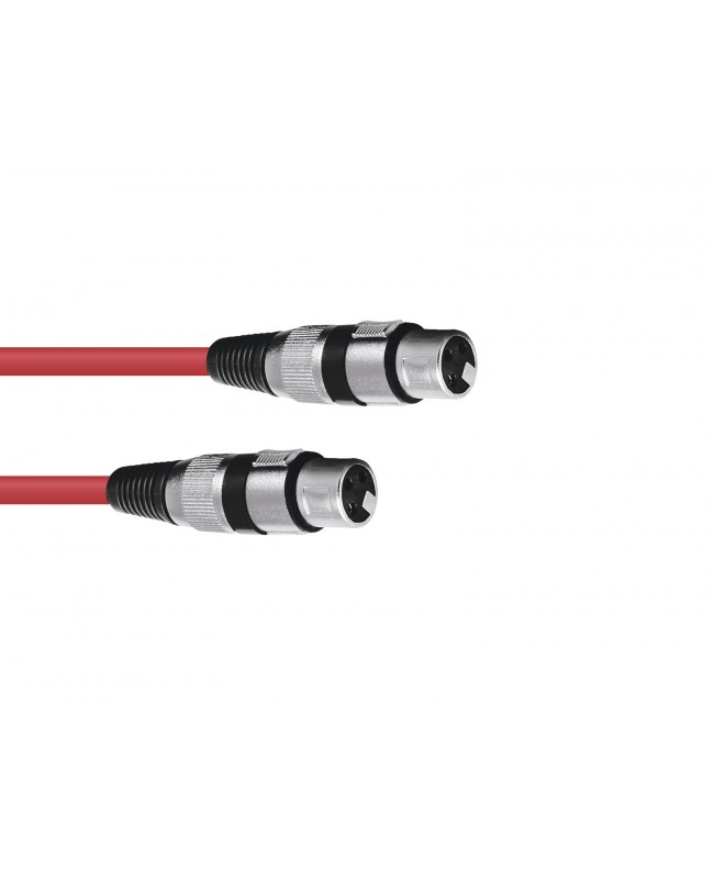 Omnitronic XLR Cable 3-pin 5m rd Cavi per microfono & StarQuad