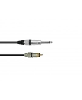 Omnitronic Adaptercable RCA/Jack 0.9m bk Cavi sbilanciati