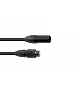 Eurolite DMX cable SEC-1 IP65 3pin 3m bk DMX Cables