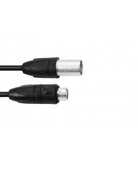 PSSO DMX Cable IP65 3-pin 20m black DMX Cables