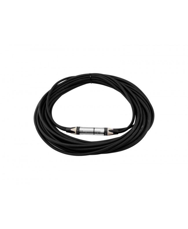 PSSO XLR Cable COL 3-pin 15m bk Neutrik
