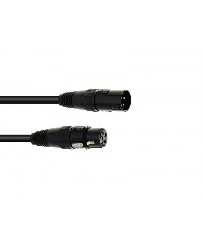 Eurolite DMX Cable XLR 3-pin 15m bk Cavi DMX