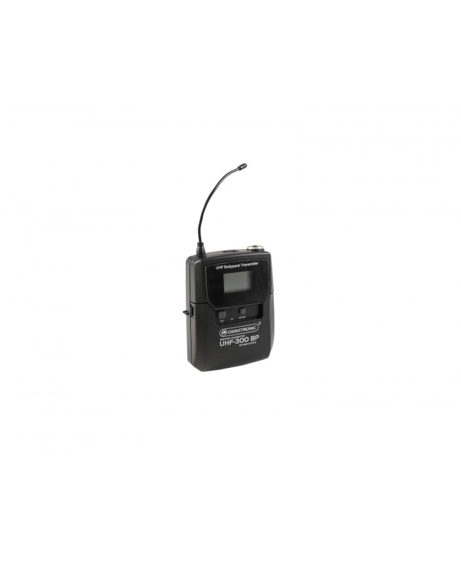 Omnitronic UHF-300 Bodypack 823-832/863-865MHz Trasmettitori