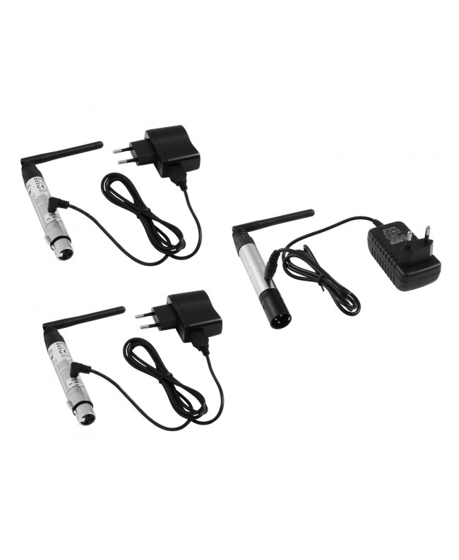 Eurolite Set QuickDMX 1x Transmitter + 2x Receiver