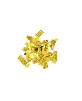 Tcm Fx Metallic Confetti rectangular 55x18mm, gold, laser effect, 1kg Coriandoli