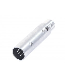 Omnitronic Adapter 3-pin XLR(F)/5pin XLR(M) XLR Cable Connectors
