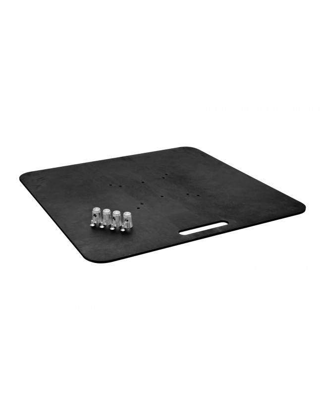 Alutruss Base Plate BP-30/M10 80x80 bk