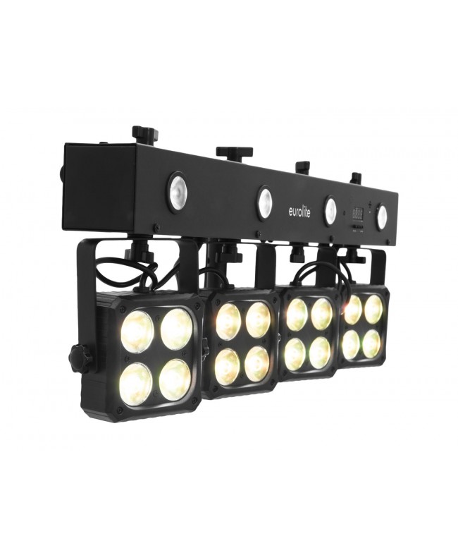 Eurolite Set 2x LED KLS-180 + 2x LED WF-40 + DMX LED Color Chief Controller LED Effekte