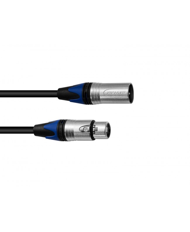 PSSO XLR Cable COL 3-pin 5m bk Neutrik Cavi per microfono & StarQuad