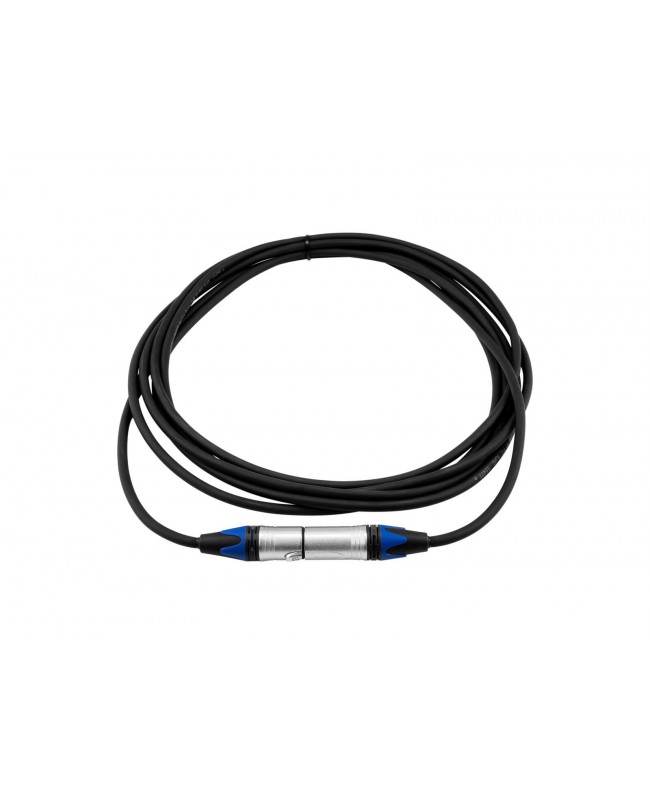 PSSO XLR Cable COL 3-pin 5m bk Neutrik Cavi per microfono & StarQuad