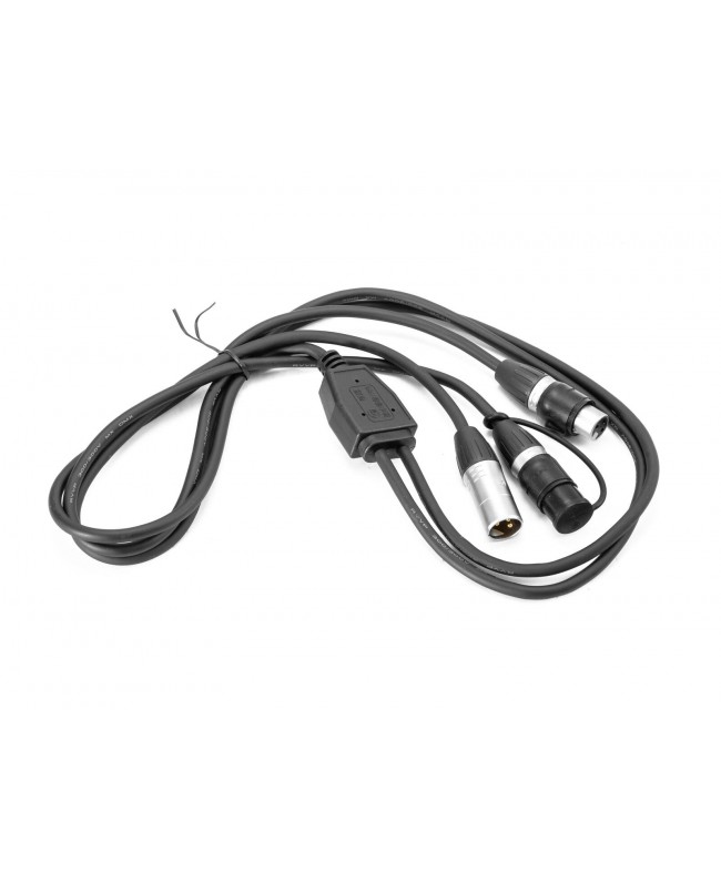Eurolite Adapter Cable DMX IP XLR 3-pin(m)/2xIP XLR 3-pin(f)
