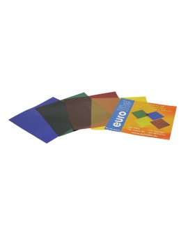 Eurolite Color-Foil Set 19x19cm, four colors Gels & Gel Frames