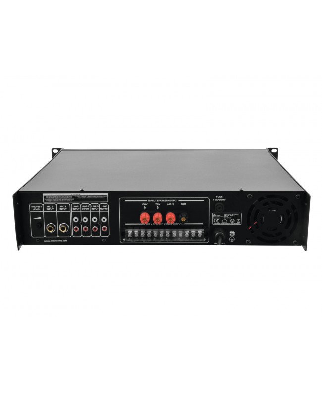 Omnitronic MPZ-250.6 PA Mixing Amplifier 100 V Amplifiers
