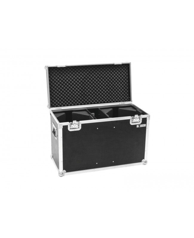 Roadinger Flightcase 2x LED THA-100F/THA-120PC