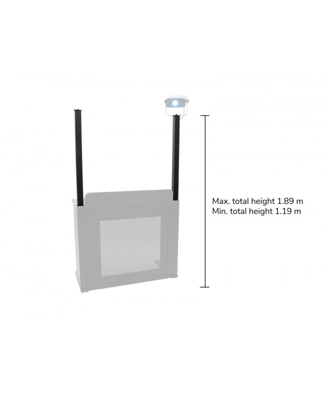 Omnitronic Extension Tubes for BOOZ Event Stand DJ Tables