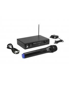 Omnitronic VHF-101 Wireless Mic System 201.60MHz Sistema wireless con trasmettitore palmare