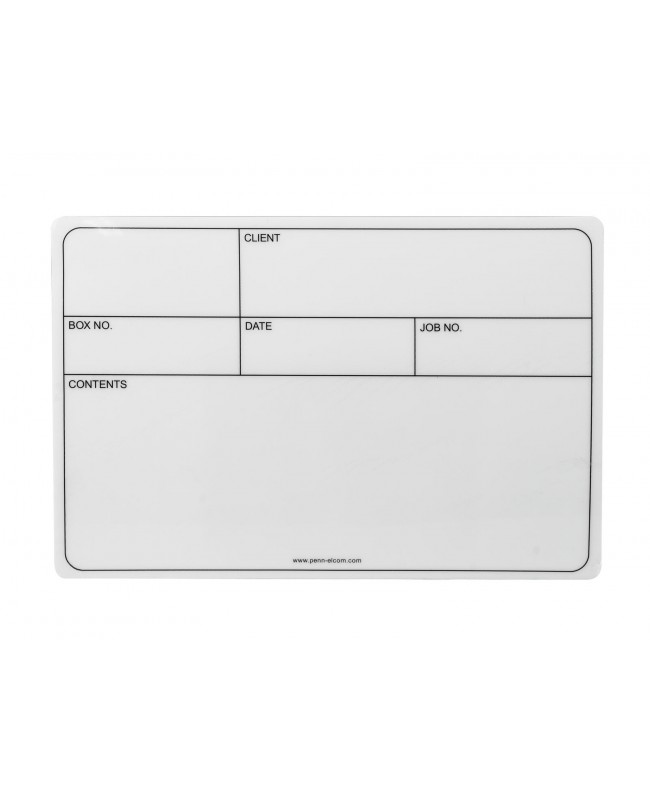 Accessory Label Self adhesive 130x85mm Labels