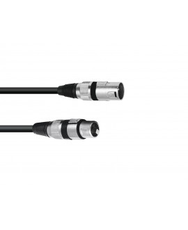 Omnitronic XLR Cable 3-pin 0.2m bk