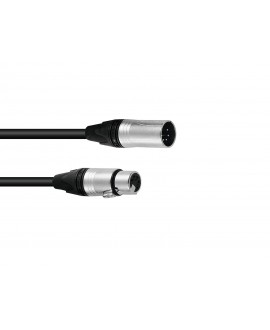 PSSO DMX Cable XLR 5-pin 10m bk Neutrik DMX Cables